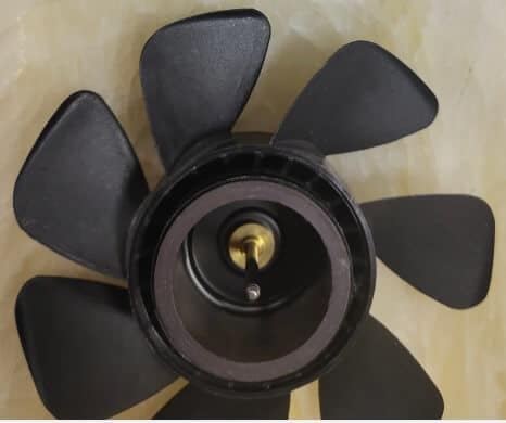 cooling fan impeller riveting