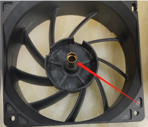 cooling fan copper heat ventilation tube