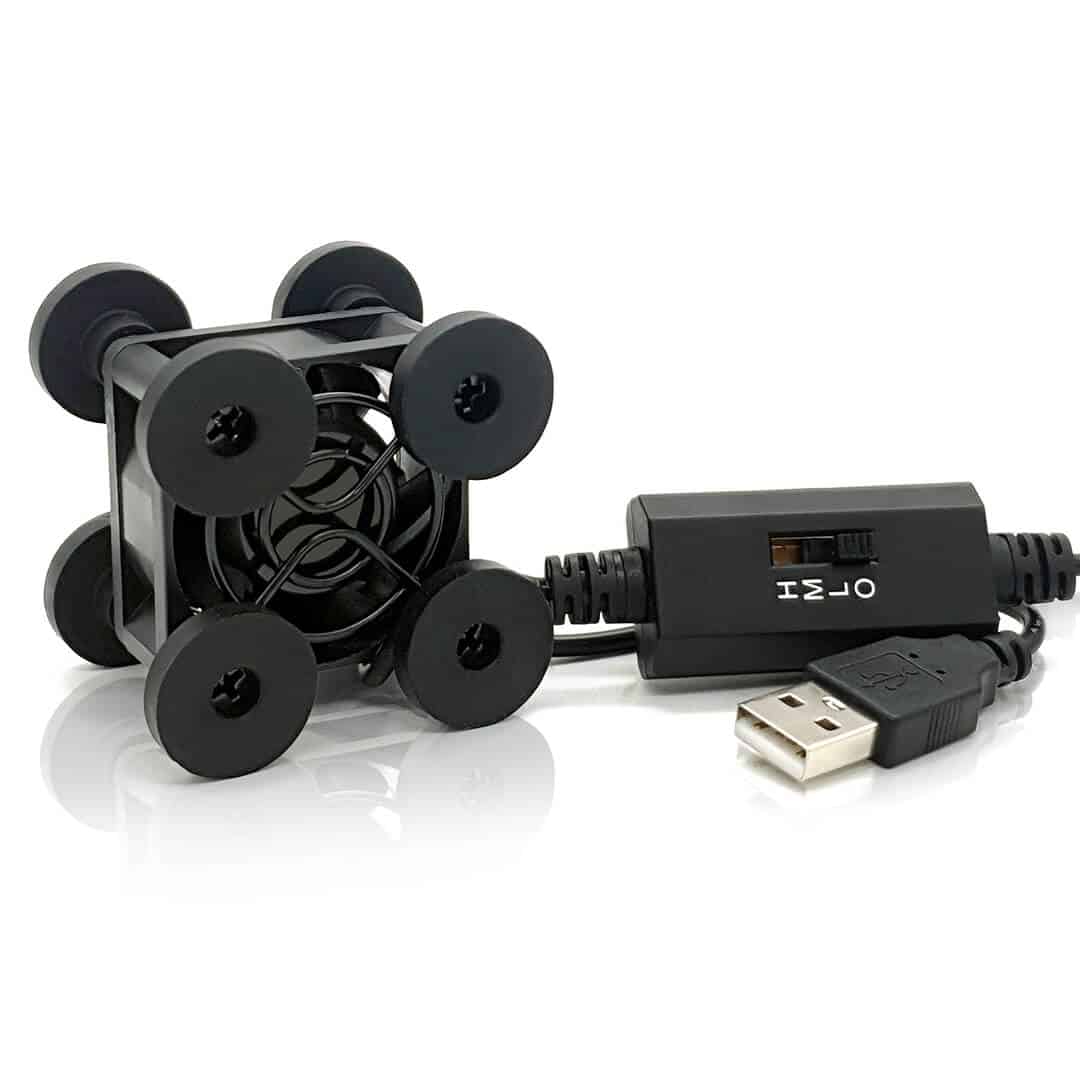 40mm Mini USB Powered Cooling Fan with Rubber Feet