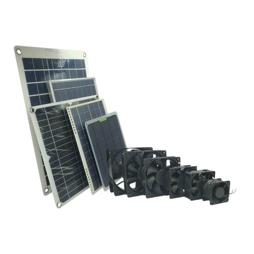 solar panel powered dc fan